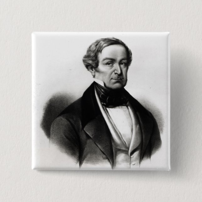 Chapa Cuadrada Retrato de sir Robert Peel (Anverso)