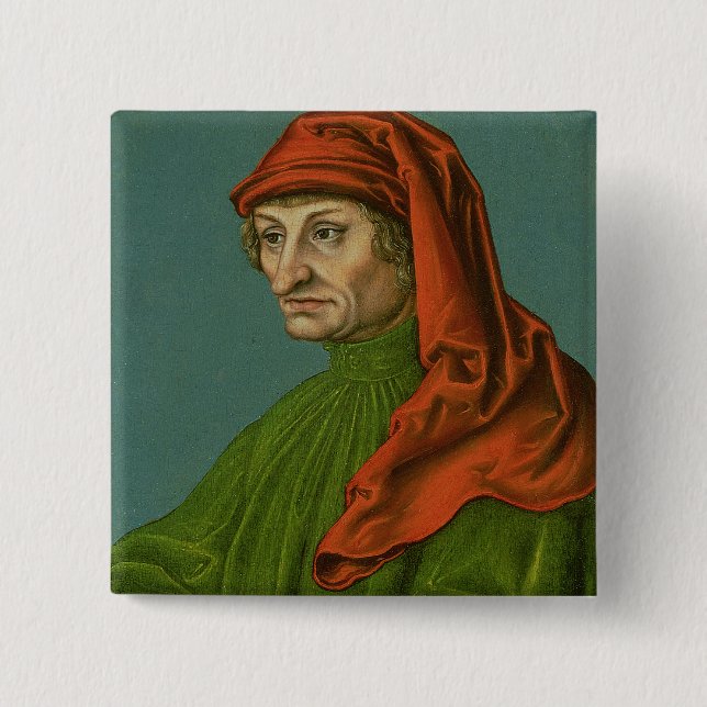 Chapa Cuadrada Retrato de un hombre 2 (Anverso)