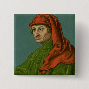 Chapa Cuadrada Retrato de un hombre 2