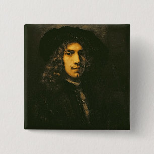 Chapa Cuadrada Retrato de un hombre joven, 1658 (aceite en lona)