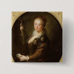 Chapa Cuadrada Retrato de un peregrino