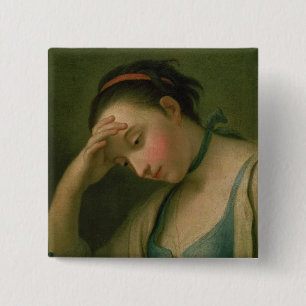 Chapa Cuadrada Retrato de una mujer 2