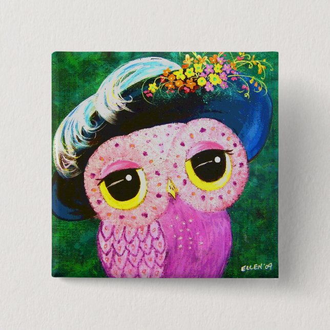 Chapa Cuadrada Retrato de una señora (Anverso)