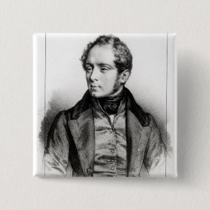 Chapa Cuadrada Retrato de Vincenzo Bellini