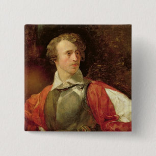 Chapa Cuadrada Retrato de Vladimir Samoylov como Hamlet