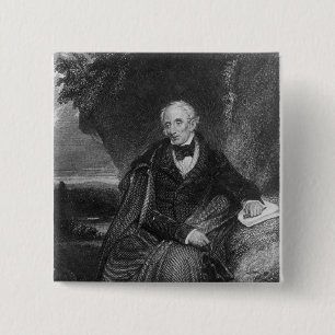 Chapa Cuadrada Retrato de William Wordsworth