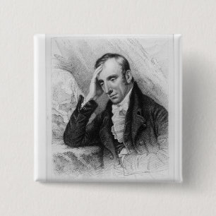 Chapa Cuadrada Retrato de William Wordsworth