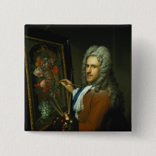 Chapa Cuadrada Retrato del artista Coenraet Roepel