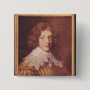 Chapa Cuadrada Retrato del d'Effiat de Enrique Coeffier de Ruze