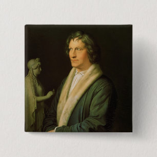 Chapa Cuadrada Retrato del escultor Bertel Thorvaldsen