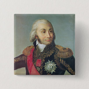 Chapa Cuadrada Retrato del mariscal Jean-Baptiste Jourdan