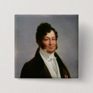 Chapa Cuadrada Retrato del rey de Louis-Felipe de Francia