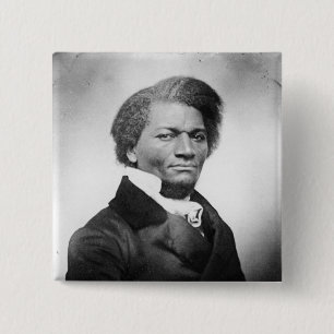 Chapa Cuadrada Retrato Frederick Douglass ~ 1847