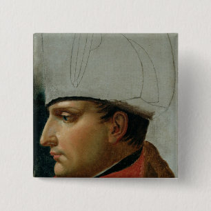 Chapa Cuadrada Retrato inacabado de Napoleon I