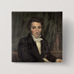 Chapa Cuadrada Retrato Rene de Caillie