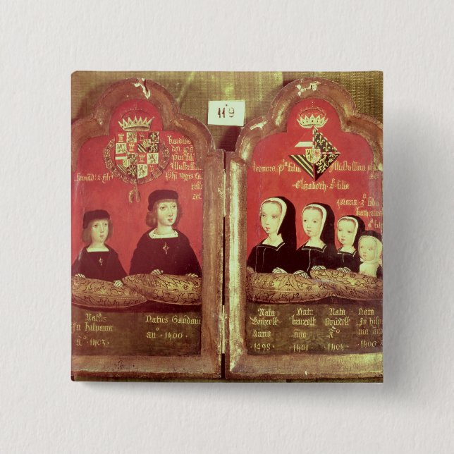 Chapa Cuadrada Retratos (Anverso)