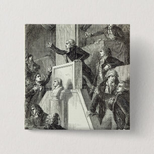 Chapa Cuadrada Reunión de la asamblea nacional, 1791
