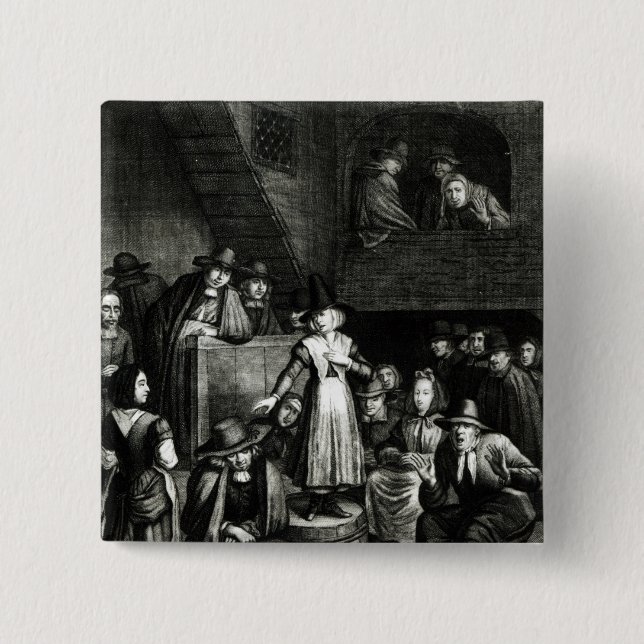 Chapa Cuadrada Reunión del Quaker, 1699 (Anverso)