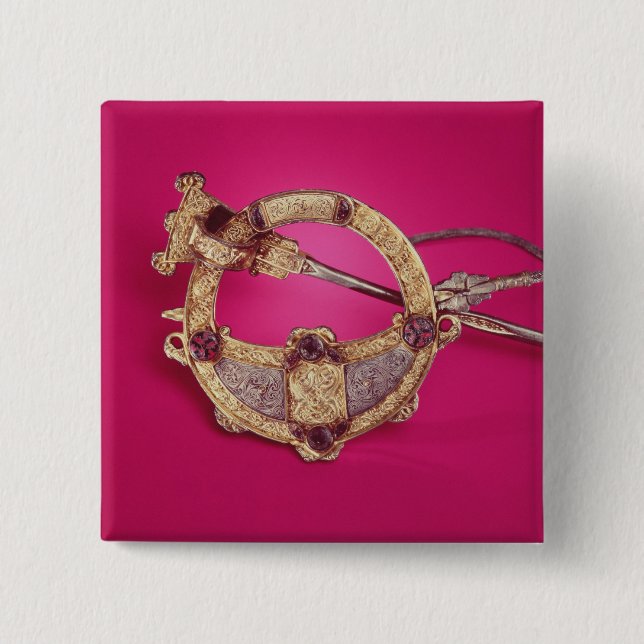 Chapa Cuadrada Revés de la broche de Tara (Anverso)