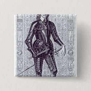 Chapa Cuadrada Rey Charles I