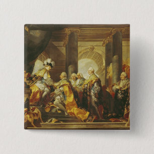Chapa Cuadrada Rey de Louis XVI de Francia