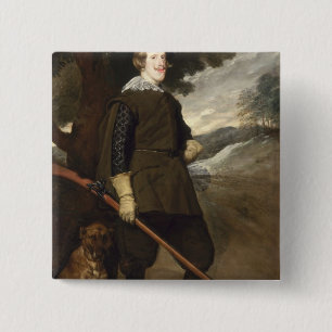 Chapa Cuadrada Rey de Philip IV de España, 1632-36