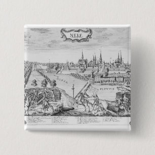 Chapa Cuadrada Rey Frederick II de Prusia