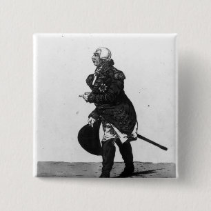 Chapa Cuadrada Rey George III, envejecido 72, 1810