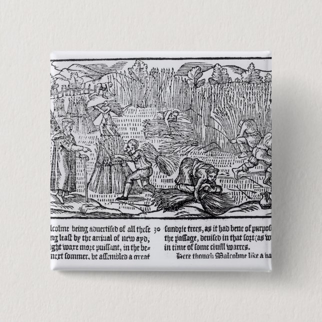 Chapa Cuadrada Rey Malcolm de Escocia (Anverso)