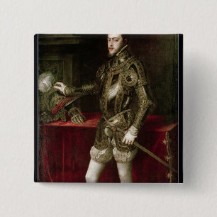 Chapa Cuadrada Rey Philip II 1550