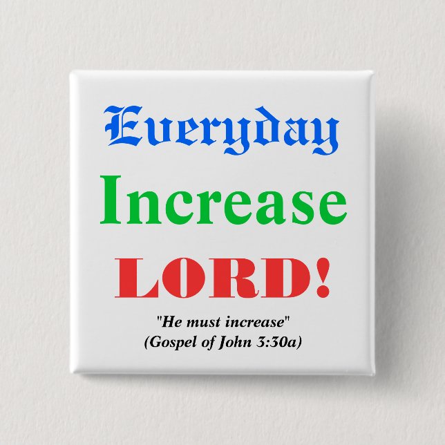 Chapa Cuadrada Rezo para las bendiciones (Anverso)