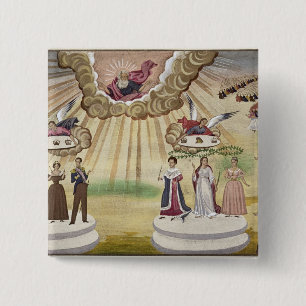 Chapa Cuadrada Rezos a dioses para la liberación de Grecia,