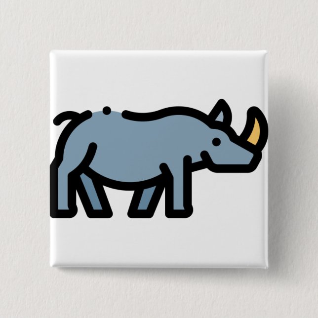 Chapa Cuadrada Rhino (Anverso)