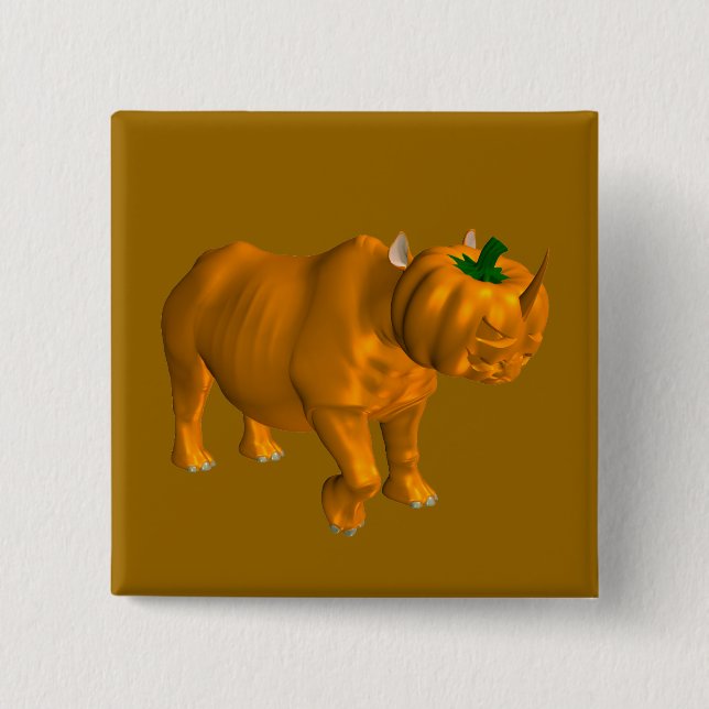 Chapa Cuadrada Rhinoceros (Anverso)
