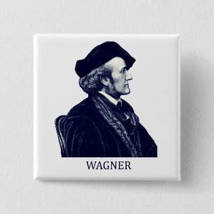 Chapa Cuadrada Richard Wagner, azul