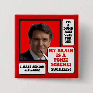Chapa Cuadrada Rick Perry anti