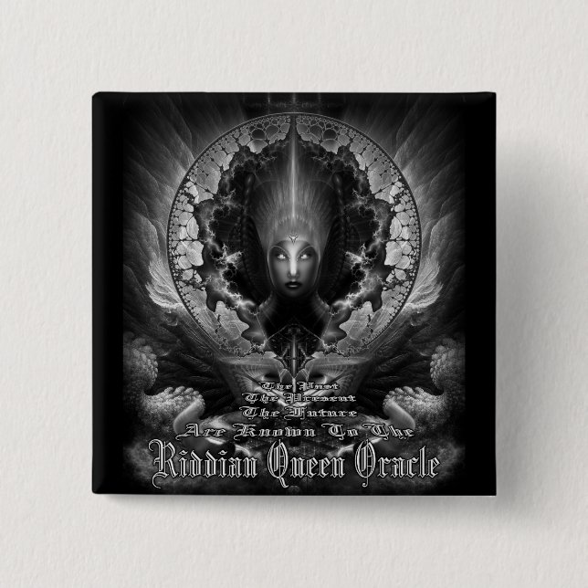 Chapa Cuadrada Riddian Queen Oracle GS (Anverso)