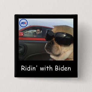 Chapa Cuadrada Riden' con Biden 2020