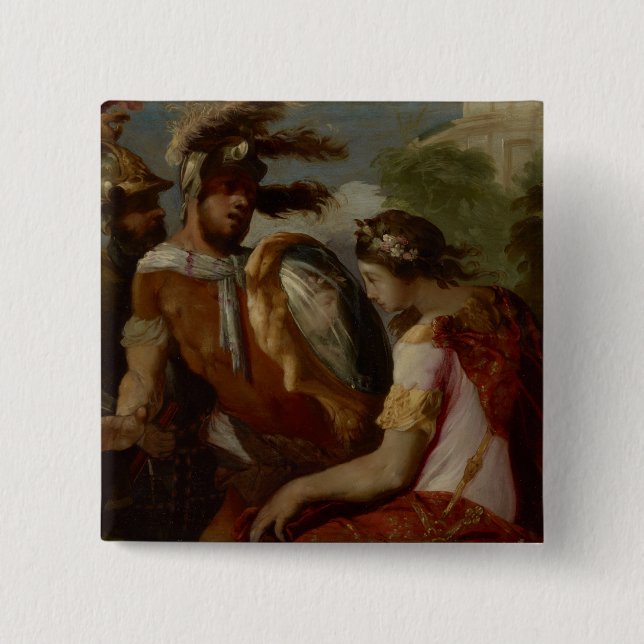 Chapa Cuadrada Rinaldo y el Espejo-Escudo, c.1650-55 (Anverso)