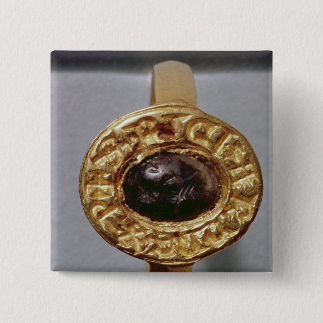 Chapa Cuadrada Ring de rey Richard (Anverso)