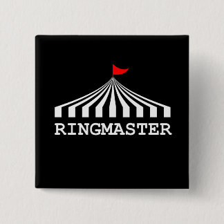 Chapa Cuadrada Ringmaster - Circus Showman Ringmaster