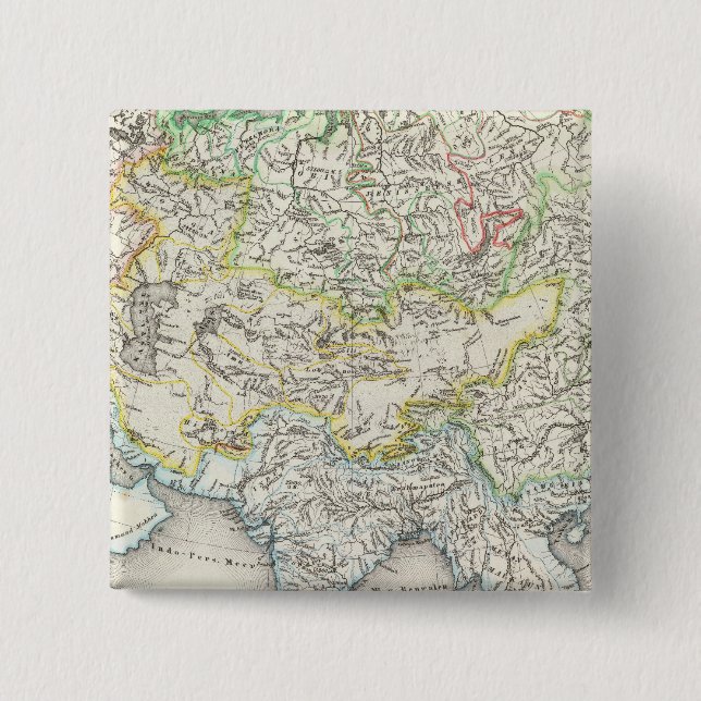 Chapa Cuadrada Ríos de Asia (Anverso)