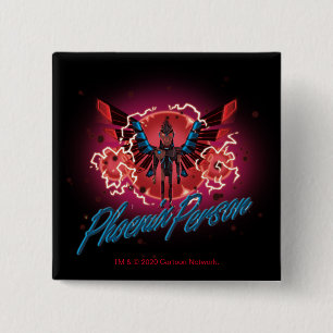 Chapa Cuadrada RIQUEZA Y MORTY™  Persona Phoenix