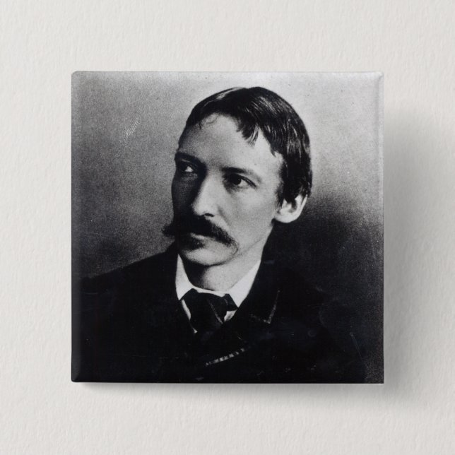 Chapa Cuadrada Robert Louis Stevenson (Anverso)