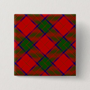 Chapa Cuadrada Robertson tartan platillo rojo