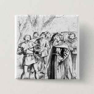 Chapa Cuadrada Robin Hood y rey Richard I