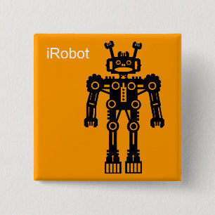 Chapa Cuadrada Robot Mk I (iRobot) - naranja