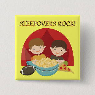 Chapa Cuadrada Roca de los Sleepovers