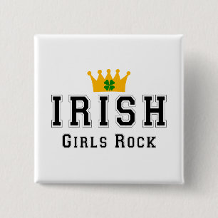 Chapa Cuadrada Roca irlandesa de los chicas
