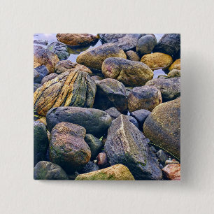 Chapa Cuadrada Rocas coloridas